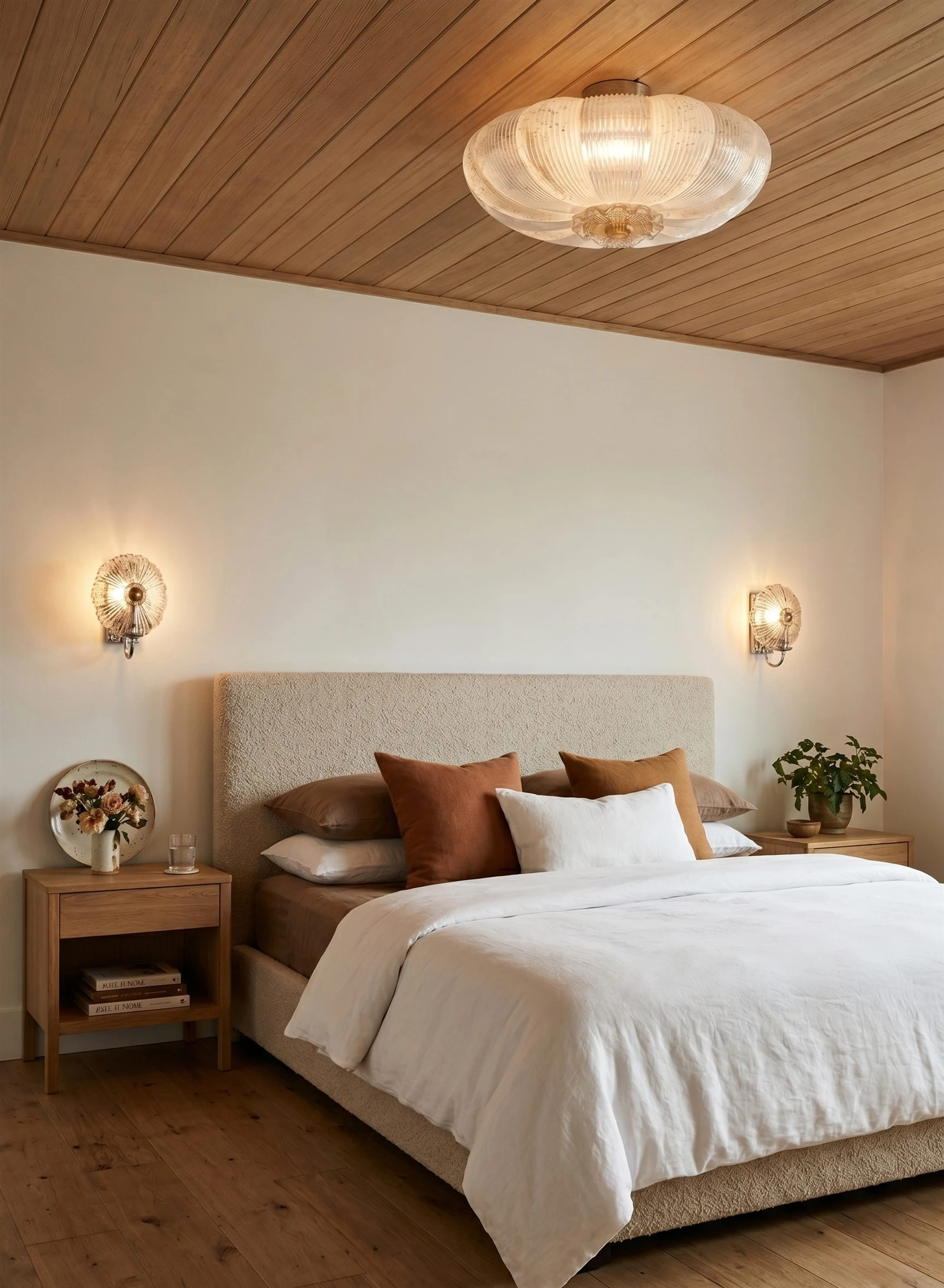 white pumpkin ribbed glass ceiling light-bedroom.jpg white pumpkin ribbed glass ceiling light-bedroom.jpg