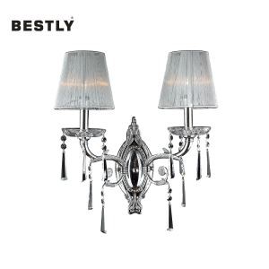 Zamonaviy kristall devor lampalar va chiroqlar-2 chiroqlar bilan bezatilgan